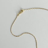 Meadow Bezel Necklace - Olive