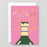 Hooray Champagne Card