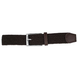 Elastic Belt - Solid Dark Brown