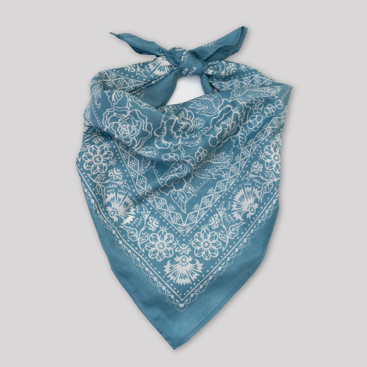 Rosey Bandana - Faded Blue