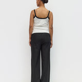 Lheane Tank Top - Black / White