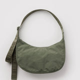 Medium Nylon Crescent Bag - Caper