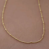 Coin Charm Necklace - Gold