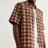 Didcot SS Shirt - Rust / Multi