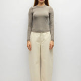 Perry Top - Grey / Brown