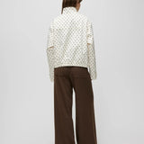Sienna Jacket - Cream / Brown