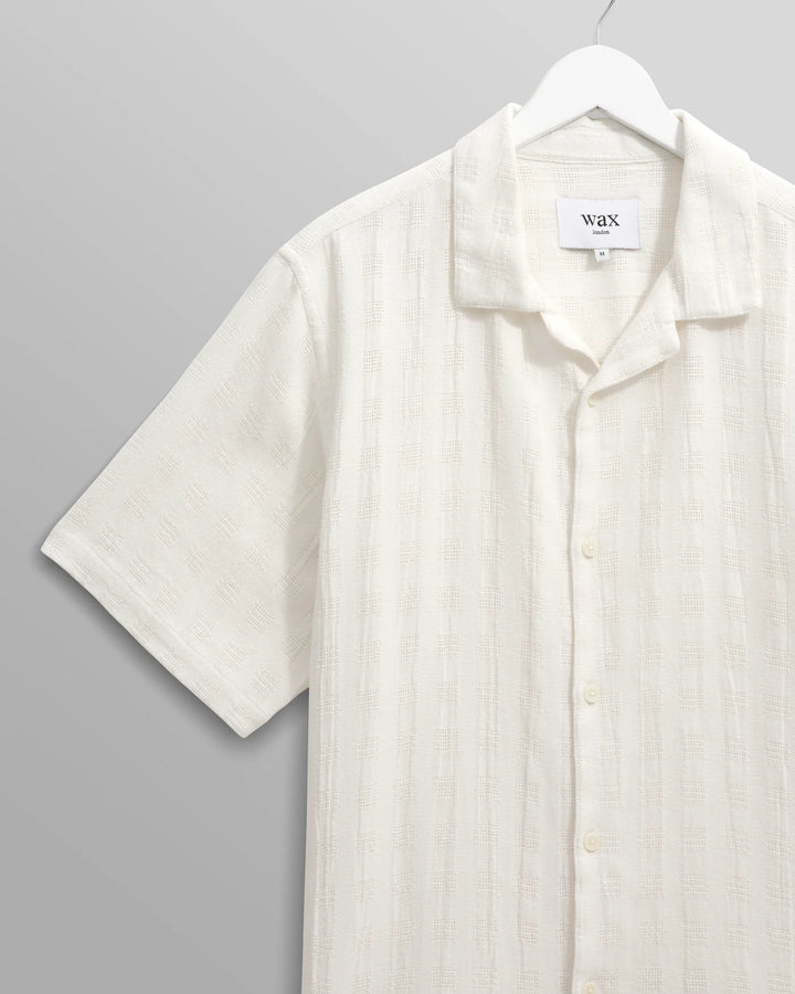 Open Weave Didcot SS Shirt - Ecru