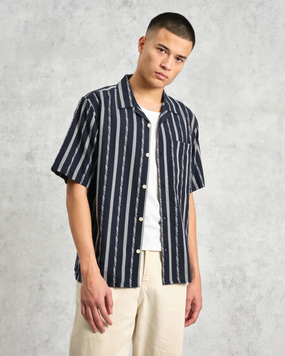 Didcot SS Shirt - Fleck Stripe