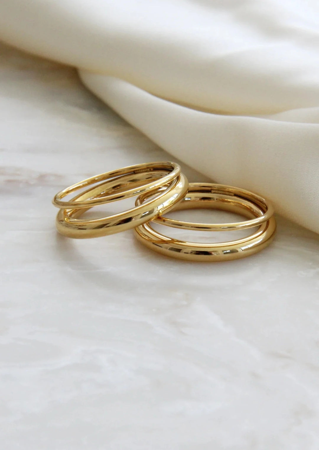 Double Band Ring - Gold