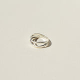 Wavy Band Ring - Silver