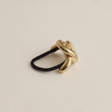 Eternal Loop Ponytail Hair Tie - Gold
