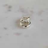 Aurum Hoops - Silver