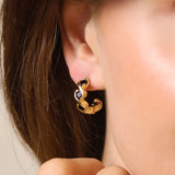 Infinity CZ Hoops - Black