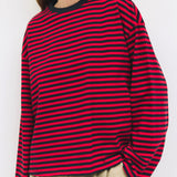 Callahan Top - Navy / Red