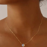 Opalite Necklace - Gold