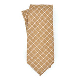 Window Pane Tie - Sand