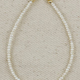 Micro Pearl Anklet - Gold