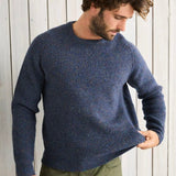 Scramble Knit Sweater - Navy