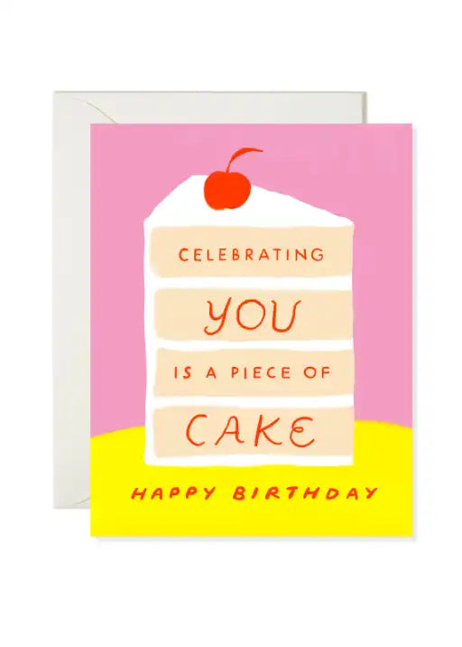 Piece Of Cake Birthday Card