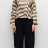 Jessie Top - Brown / Ivory