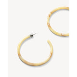Large Hoops - Creme