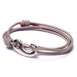 Tactical Cord Bracelet - Orange / Blue