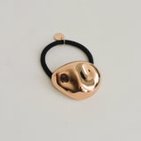 Large Pebble Hair Tie - Gold