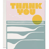 Thank You Ocean Sunset Card