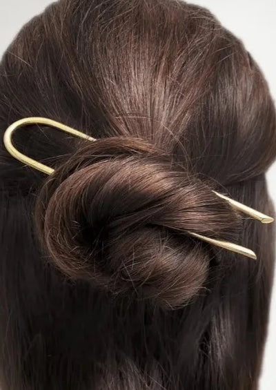 Brass Hair Pin - Long
