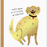 Golden Birthday Card