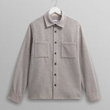 Whiting Overshirt - Blue Fleck