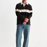 Rowhill Rugby Shirt - Brown / Black