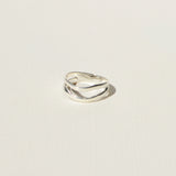 Wavy Band Ring - Silver