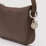 Recycled Leather Pochette - Brown