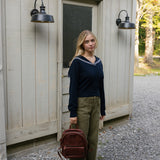 Sailor Collar Top - Dark Navy