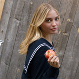 Sailor Collar Top - Dark Navy