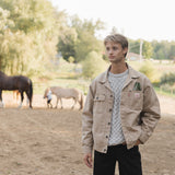 Sunrise Trucker Jacket - Tiger's Eye