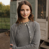 Sweater Rib Shell - Charcoal Grey