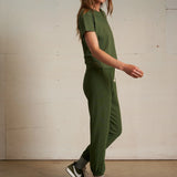 Harley Boxy Crew Tee - Fern Green