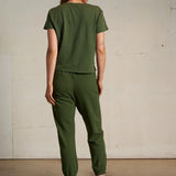 Harley Boxy Crew Tee - Fern Green
