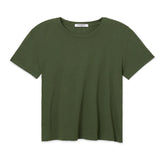 Harley Boxy Crew Tee - Fern Green