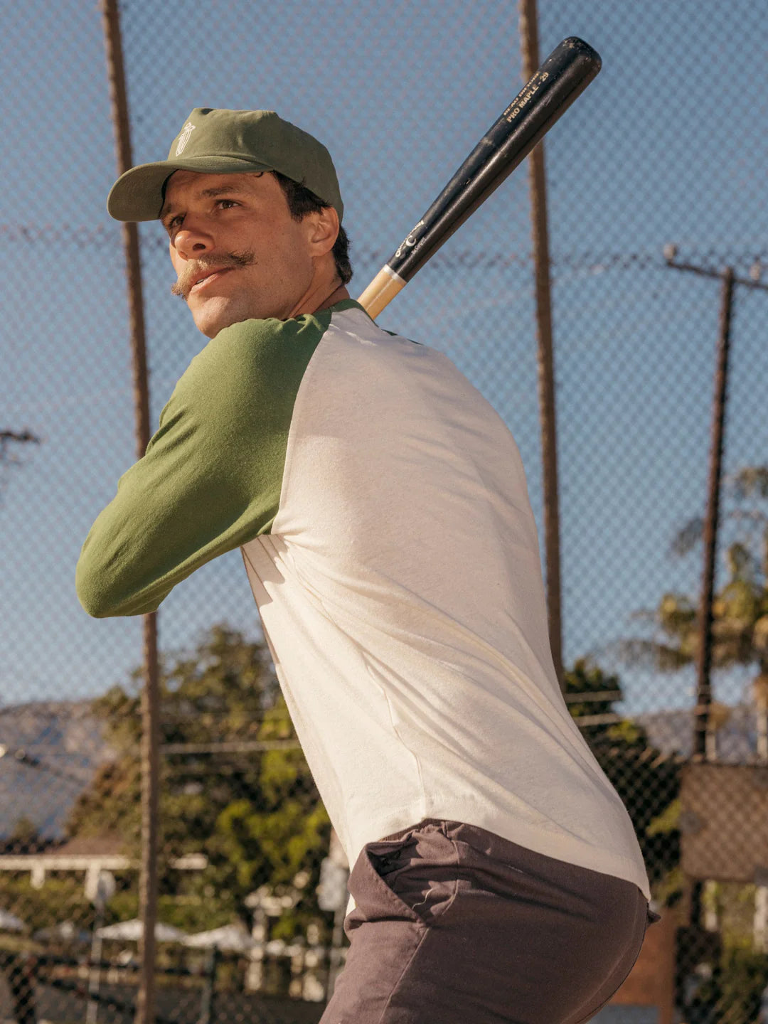 Hemp Baseball Tee - True Green