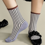 Hilda Crew Sock - Pebble