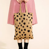 Cheetah Tote Bag - Camel