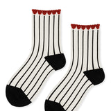 Tulip Top Socks - Black