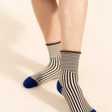 Corbusier Crew Socks - Brown