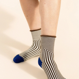 Corbusier Crew Socks - Brown