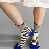 Corbusier Crew Socks - Brown