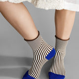 Corbusier Crew Socks - Brown