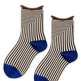 Corbusier Crew Socks - Brown